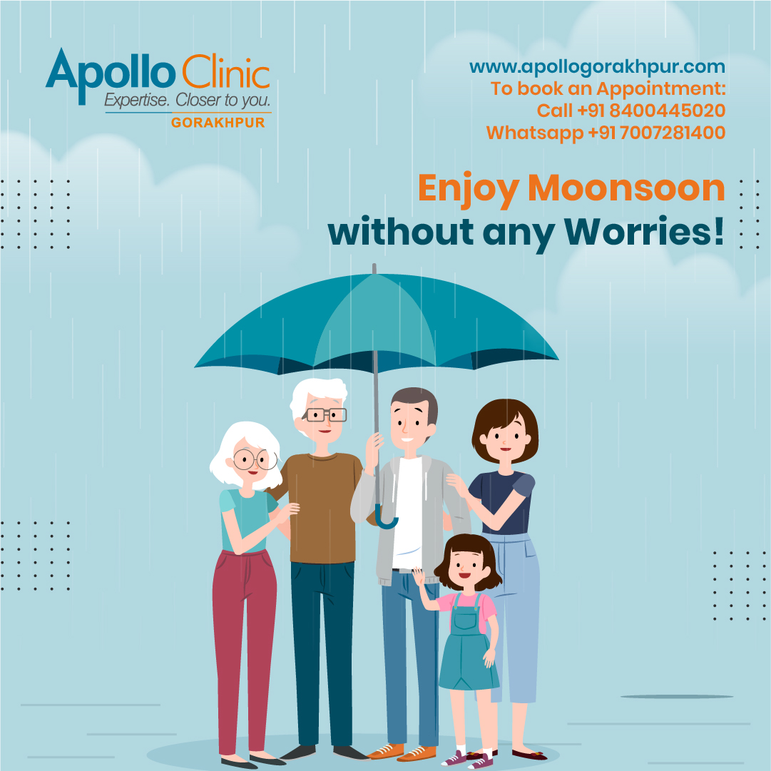 Monsoon can be enjoyed, without worrying about your Family's Health. Stay Aware and Stay Healthly this Season with your loved one.